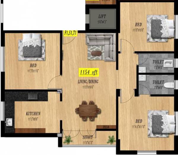  gajapriya-grand Floor Plan Floor Plan