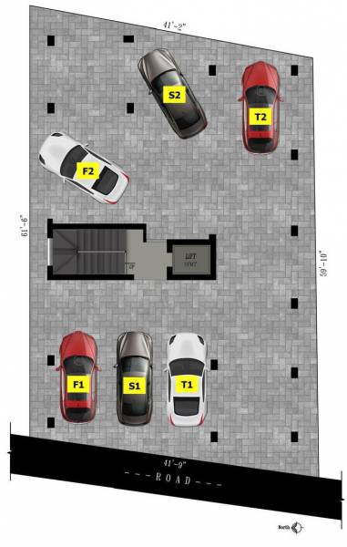  gajapriya-grand Gajapriya Gran Cluster Plan For Ground Floor