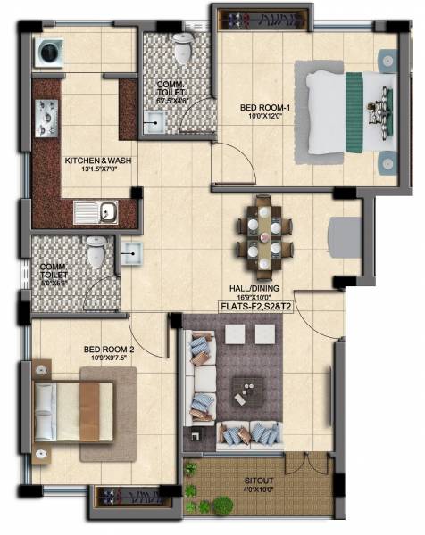  sasha-deluxe-apartment Floor Plan Floor Plan