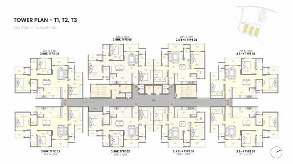  serene-heights Towers 1 Cluster Plan