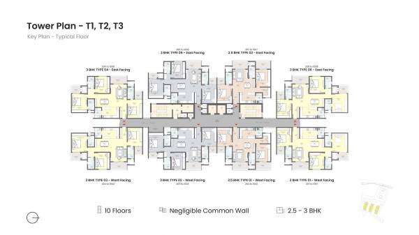  serene-heights Towers 1 Cluster Plan